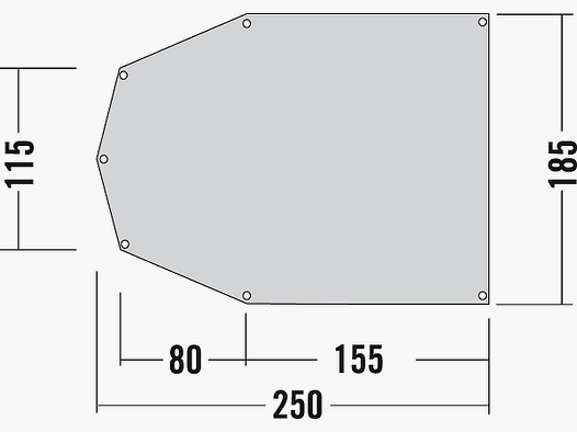 TATONKA Zeltunterlage 250x185