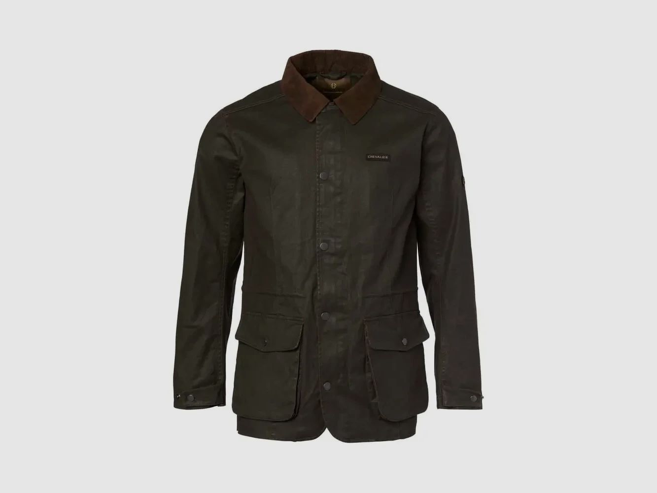 Giacca Originale Vintage Chevalier Uomo in Pelle Marrone M