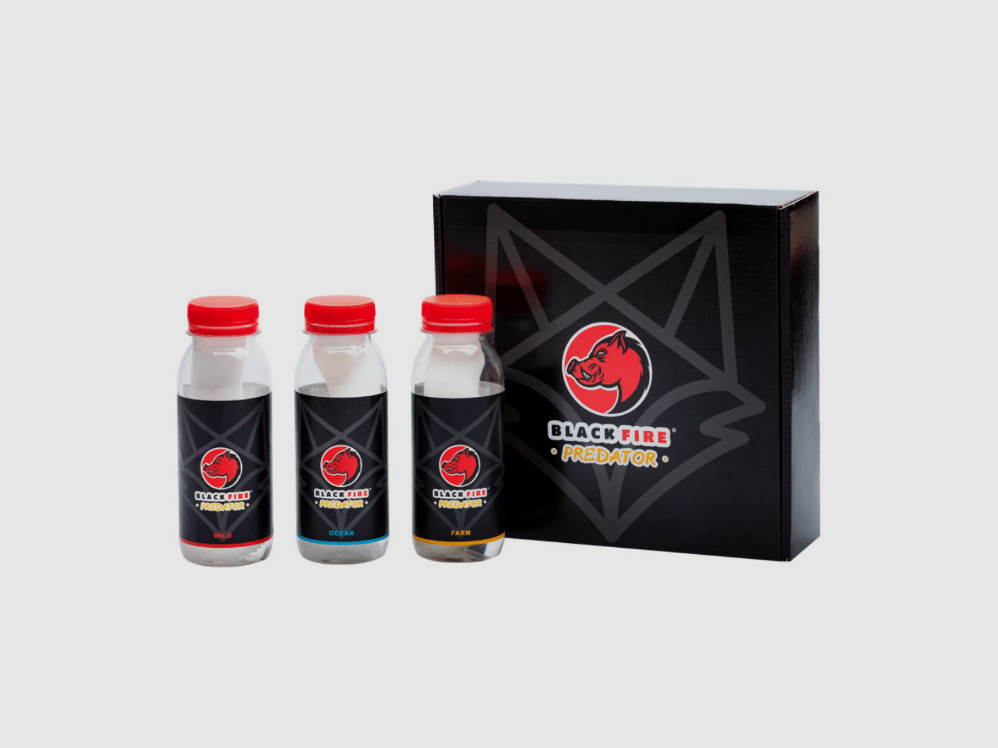 Pack mit 3 Flaschen Aroma Black Fire Predator, Bild 2 von 4