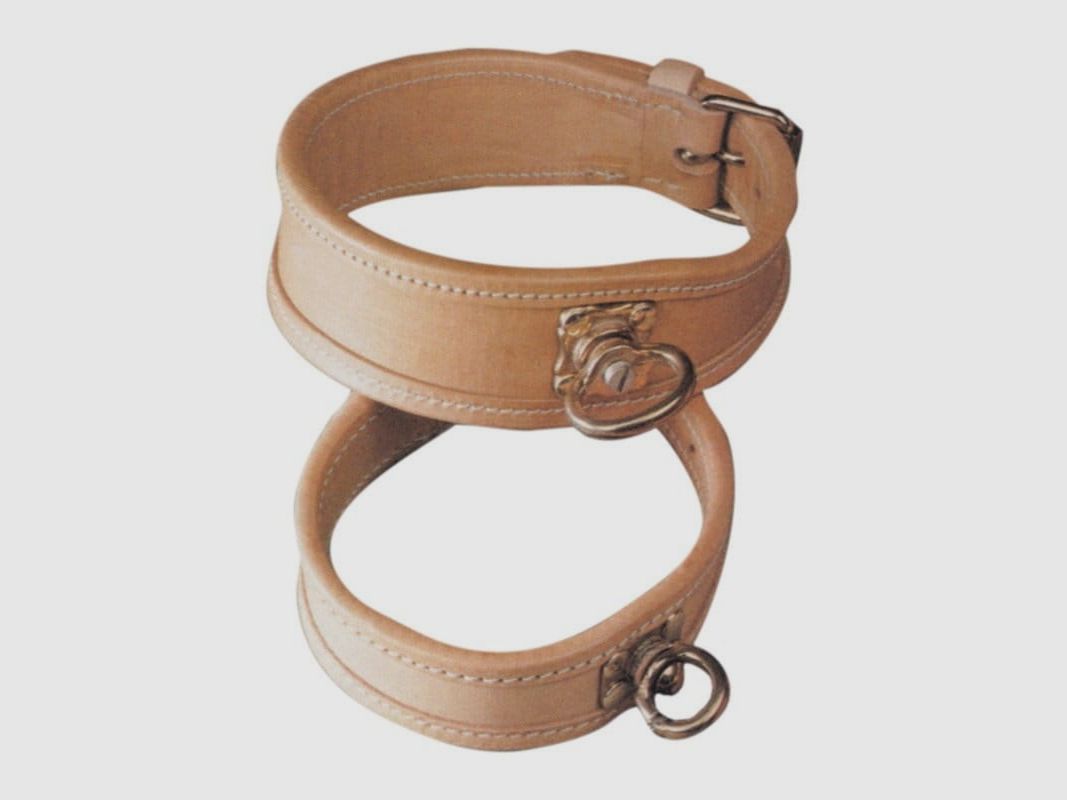 Collier AKAH en cuir fahl