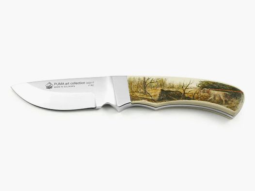 PUMA art collection, Nachsuche / Hornsignal (Sau tot), skinmaster, Unikat