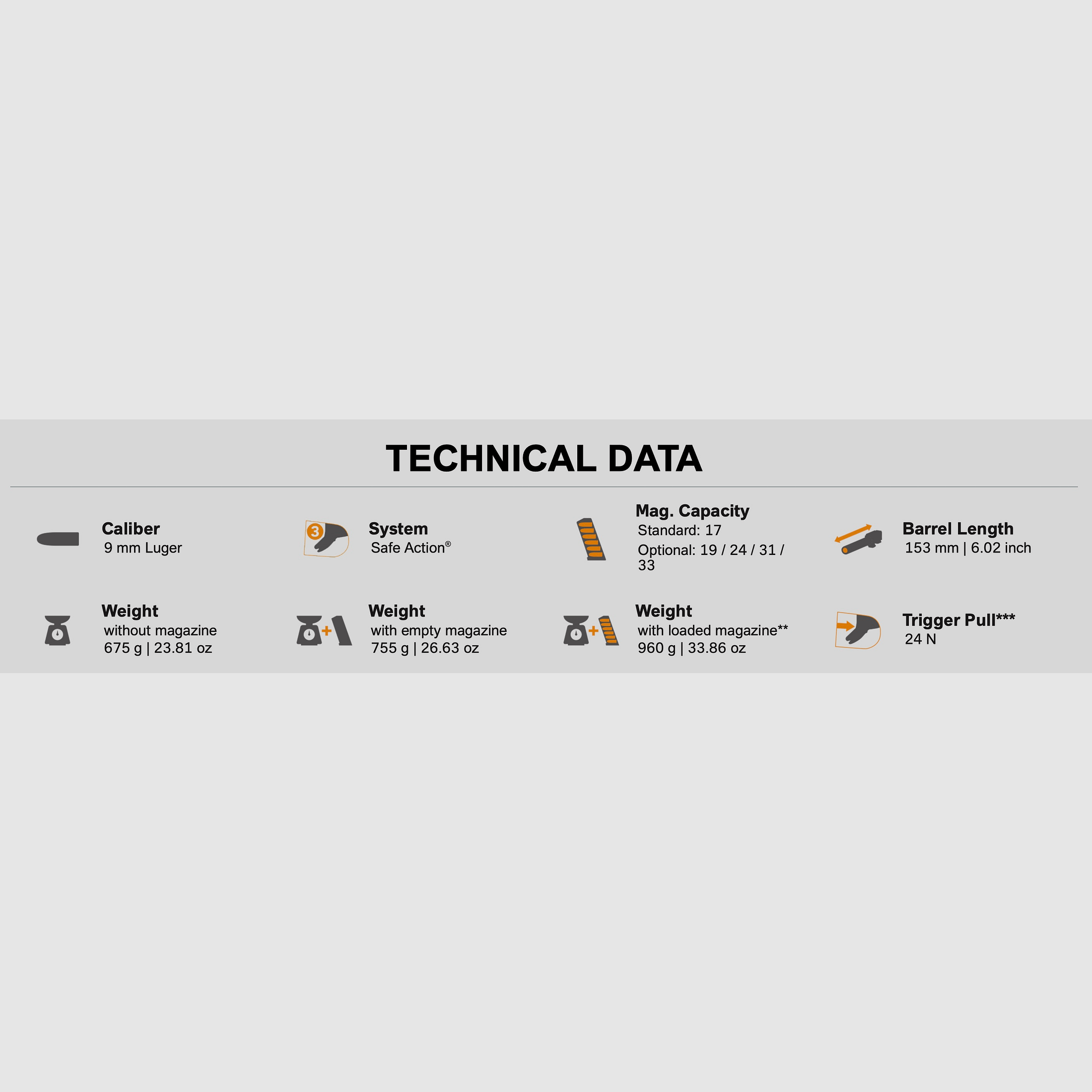 GLOCK Pistole 17L Kaliber 9x19