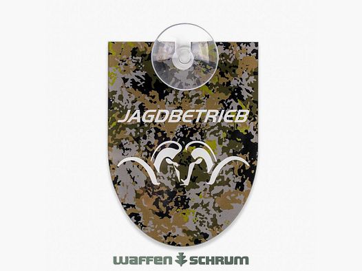 Blaser Autoschild JAGDBETRIEB HunTec CAMO