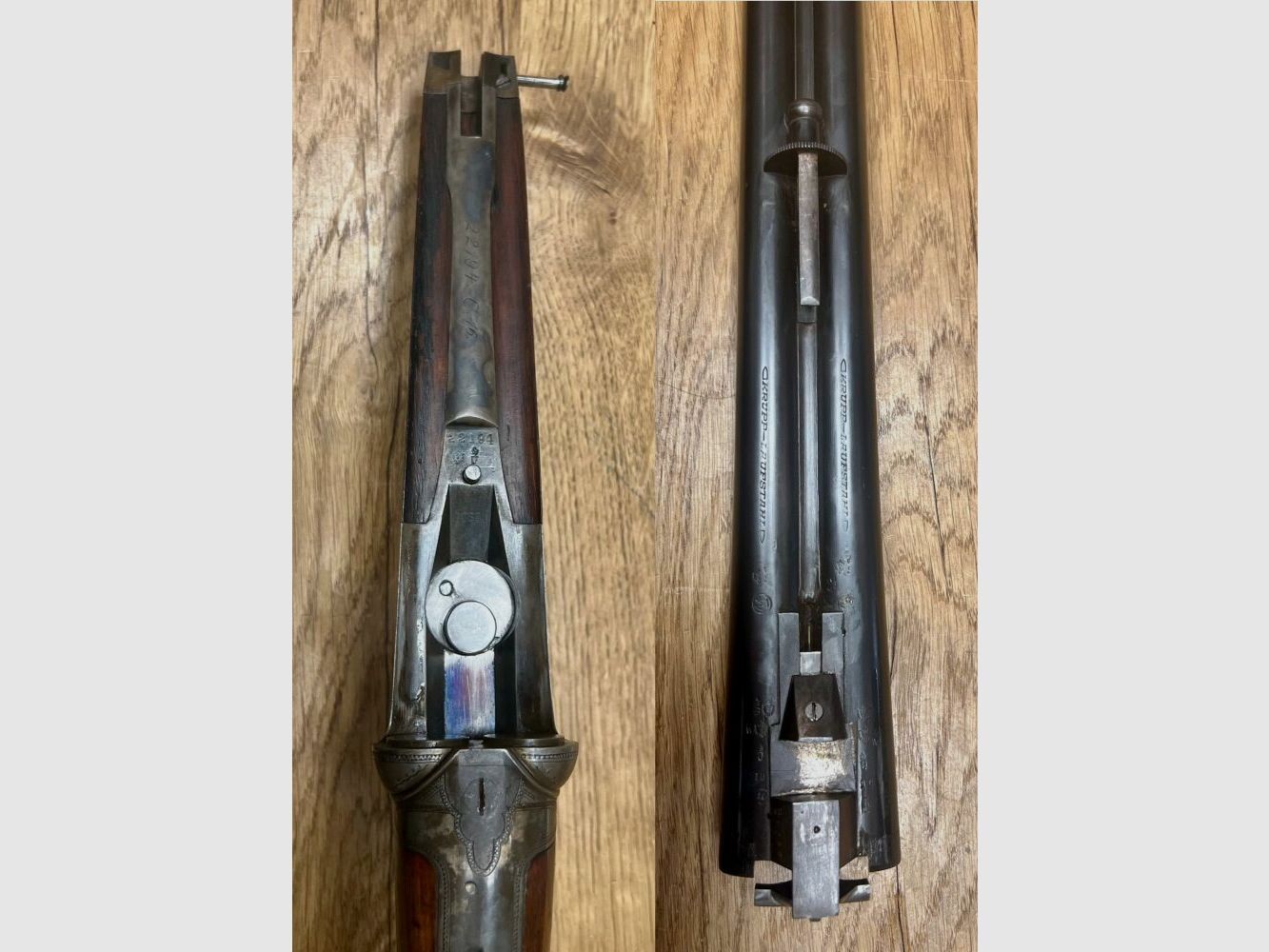 W. Collath & Sons collector's weapon double-barreled shotgun with eccentric lock
