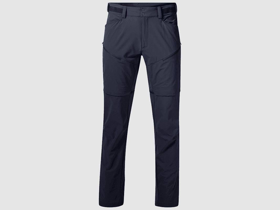Bergans Convertible Zip-Off Softshell Pants Men Navy Blue 54