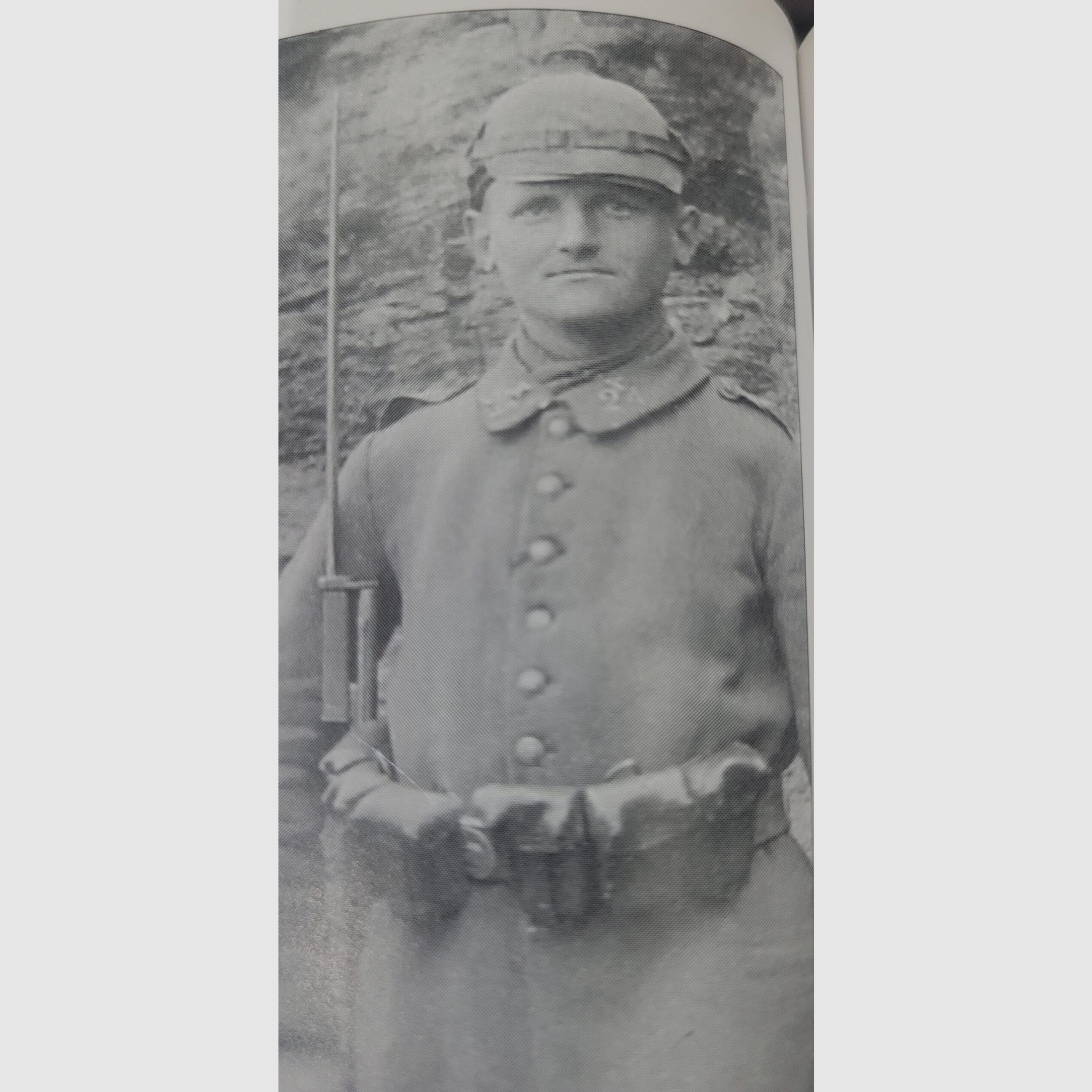 Rare ERSOC bayonet Ersatz ES08 German – iron grip on Belgian socket bayonet base JPL – TBE, image 18 of 18