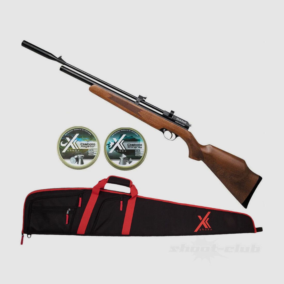 Diana Diana Stormrider PCP 4,5mm Futteral Set