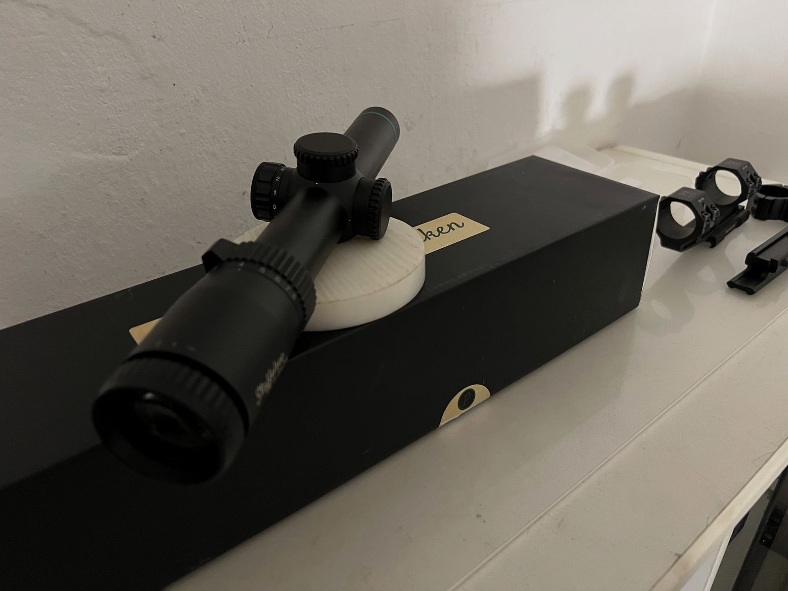 Staffelsee - 1-8x24 LD V2 Zieloptik/Zielfernrohr mit Leuchtfaser-Absehen 4 - mit vollvergütetem LD-Glas für Drückjagd/Bewegungsjagd - robust, stickstoffgefüllt & schussfest