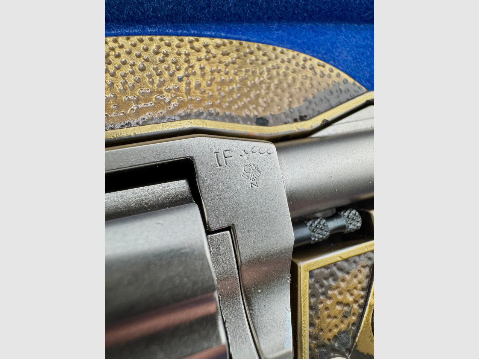 Röhm Little Joe nickel-plated - PTB 380 - Year of proof 1985 - Caliber 22 long blank firing