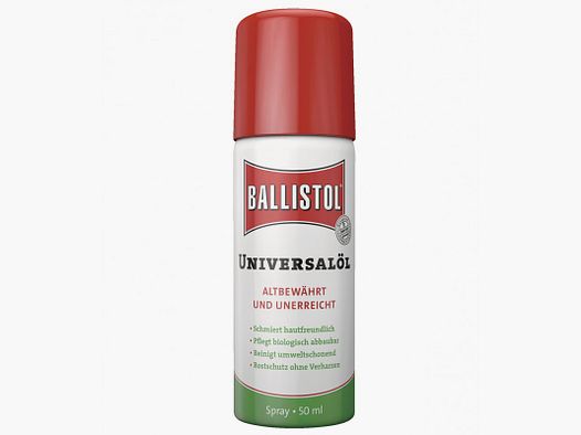 BALLISTOL UNIVERSELE OLIE AEROSOL 50ML