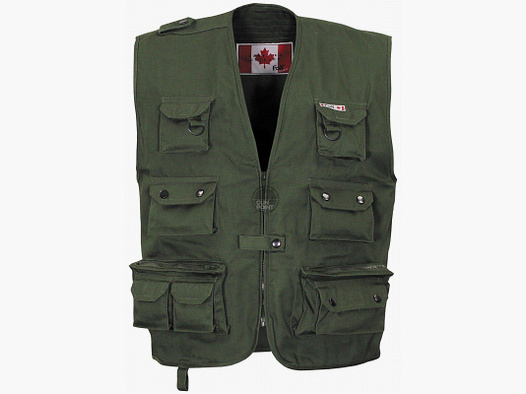 Outdoor vest, olive, heavy version - Size: XL