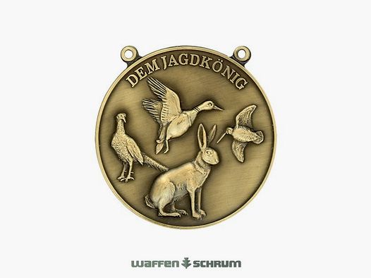 Médaille de chasse Steinhauer&Lück gibier à plumes 60mm bronze avec chaîne