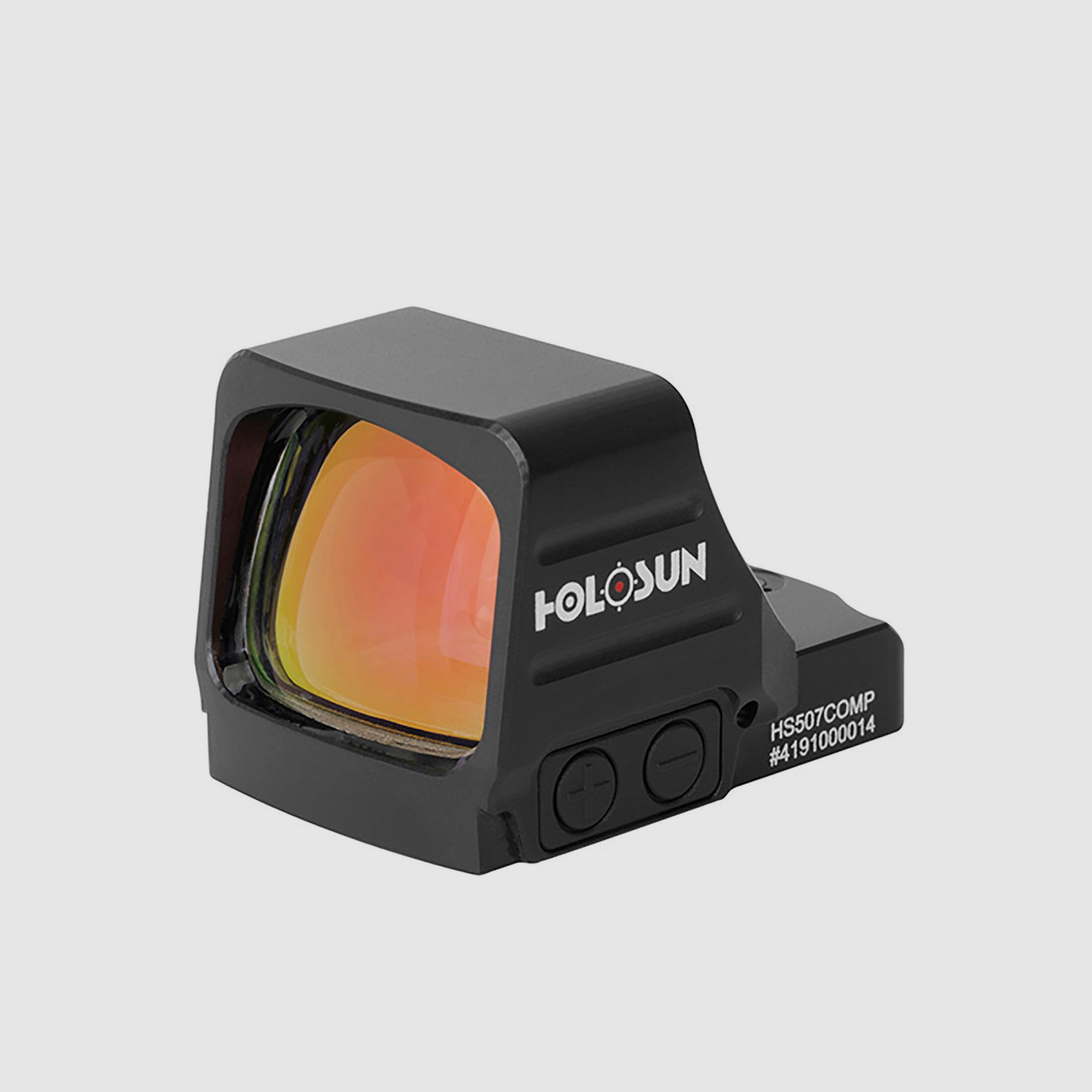 Holosun HS507COMP Offenes Reflex Rotpunktvisier mit wechselbarem Absehen (2MOA Punkt, 8/20/32MOA Kreis)
