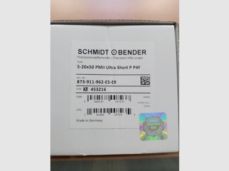 Schmidt und Bender PM2 5-20x50 Ultra Short