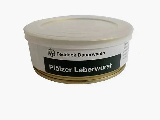 Feddeck Dauerwaren Feddeck Dauerwaren Dosenwurst Pfälzer Leberwurst 200 g