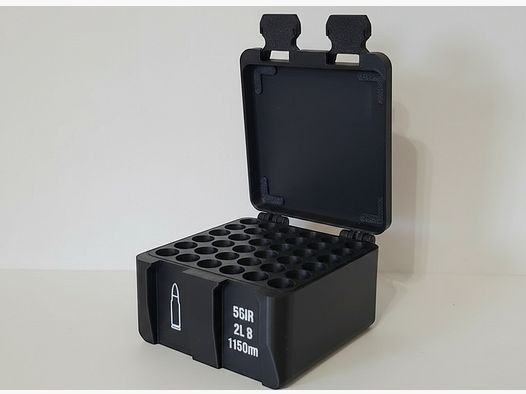 Filamelt ammunition box / 410 GA / 'folding / locking lid' / cartridge box, ammo box