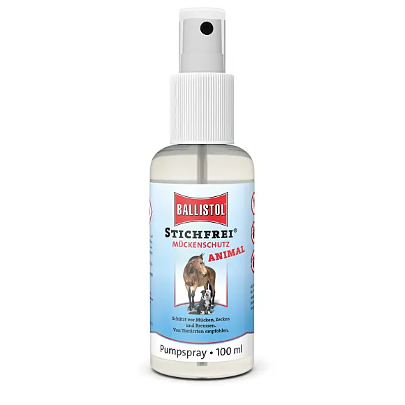 Répulsif Ballistol Stichfrei pour Insectes Piqueurs pour Animaux 100 ML