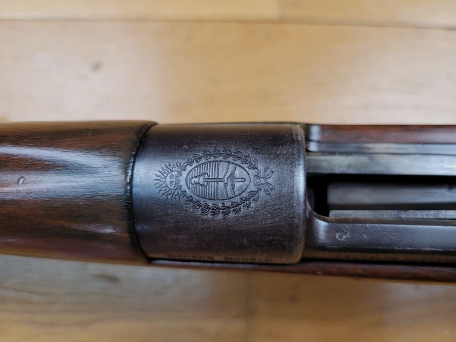 Sehr schönes Gewehr Mauser Argentinien 1909 – Originalkaliber 7,65×53 – Herstellung DWM von 1910 – Waffen der Republik Argentinien nicht limitiert – entspricht dem Standardmodell – schöne Hölzer, Lauf und Mechanik einwandfrei - TBE ++, Bild 1 von 30