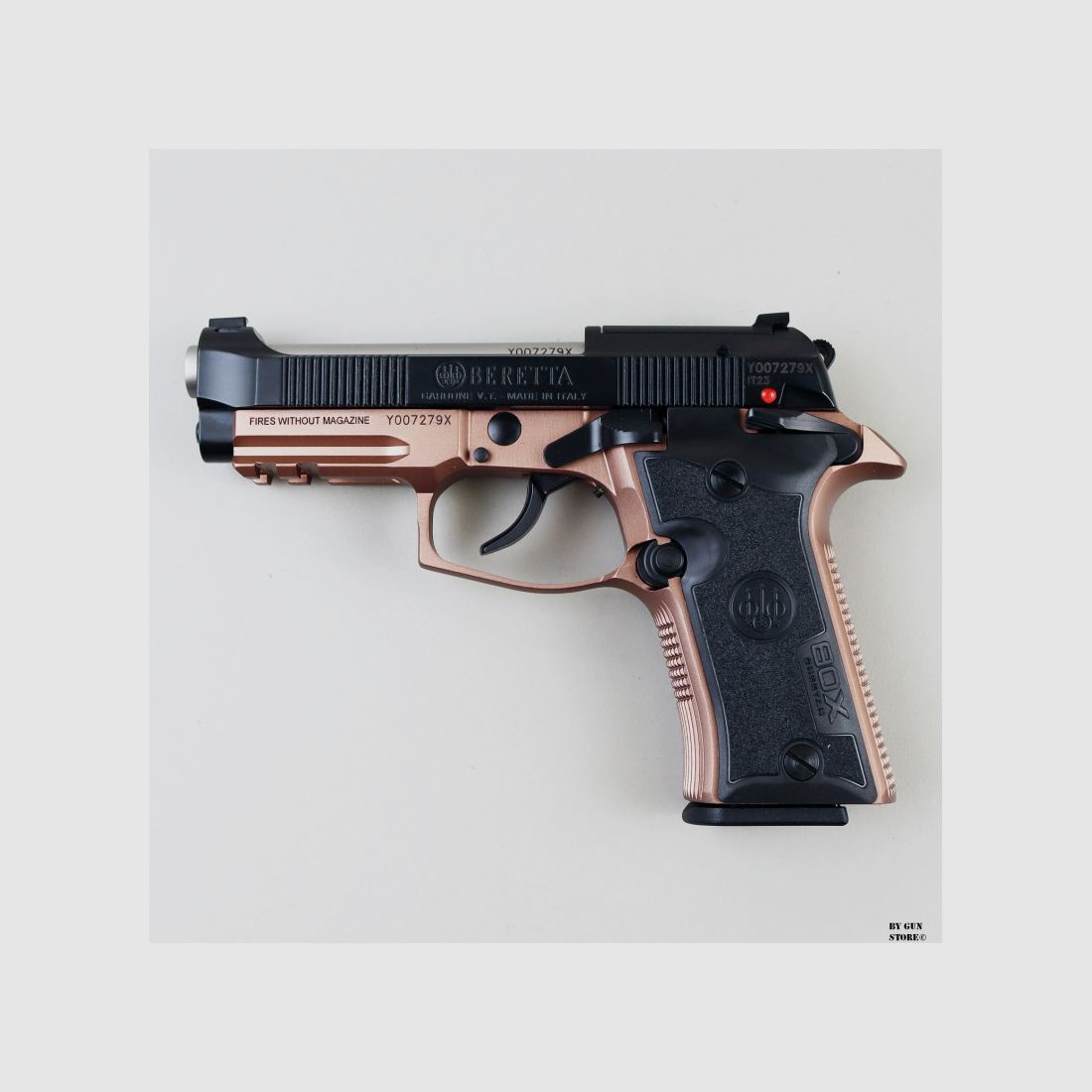 BERETTA PISTOLET 80X 9 KRÓTKI BRĄZOWY, zdjęcie 1 z 3