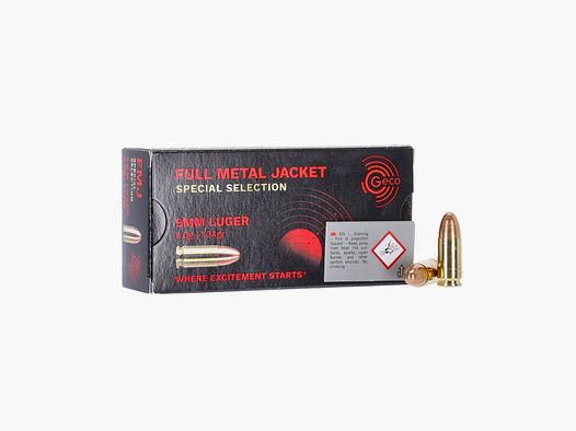 Geco 9 mm Luger Special Selection Nabój Pistoletowy 124 grs. - 50 szt.
