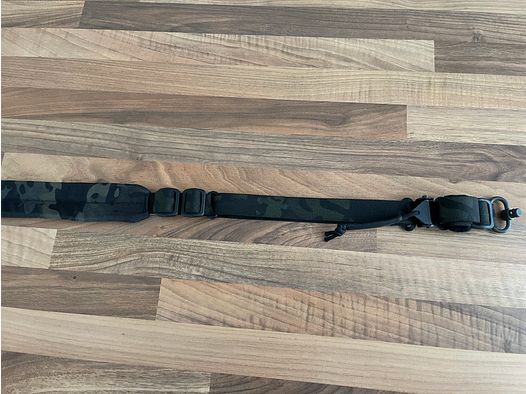 md-textil 2 Point Modular Belt 2.0, rembourré Multicam Black
