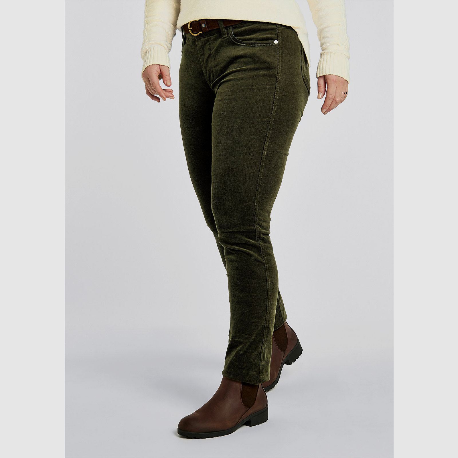 Dubarry of Ireland Cordhose Honeysuckle oliv