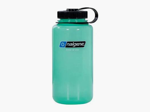 Nalgene Butelka do picia Szeroka Szyjka Glow Sustain 1 L Zielona