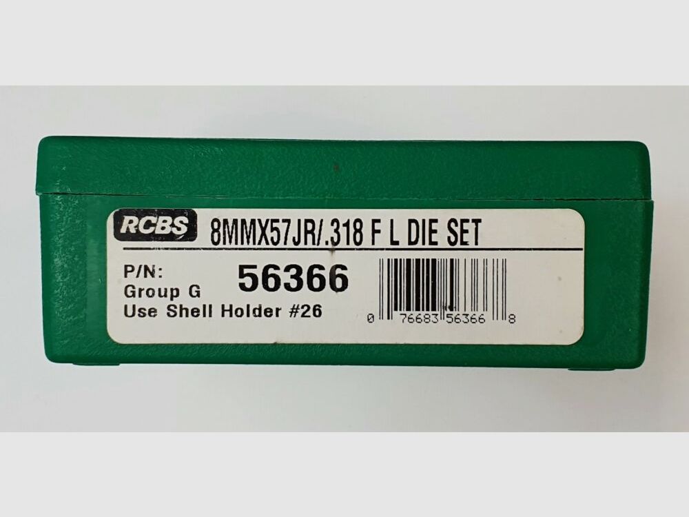 RCBS RCBS Reloader Special Full Length Die Set, 8mmX57 JR - .318 Matrice