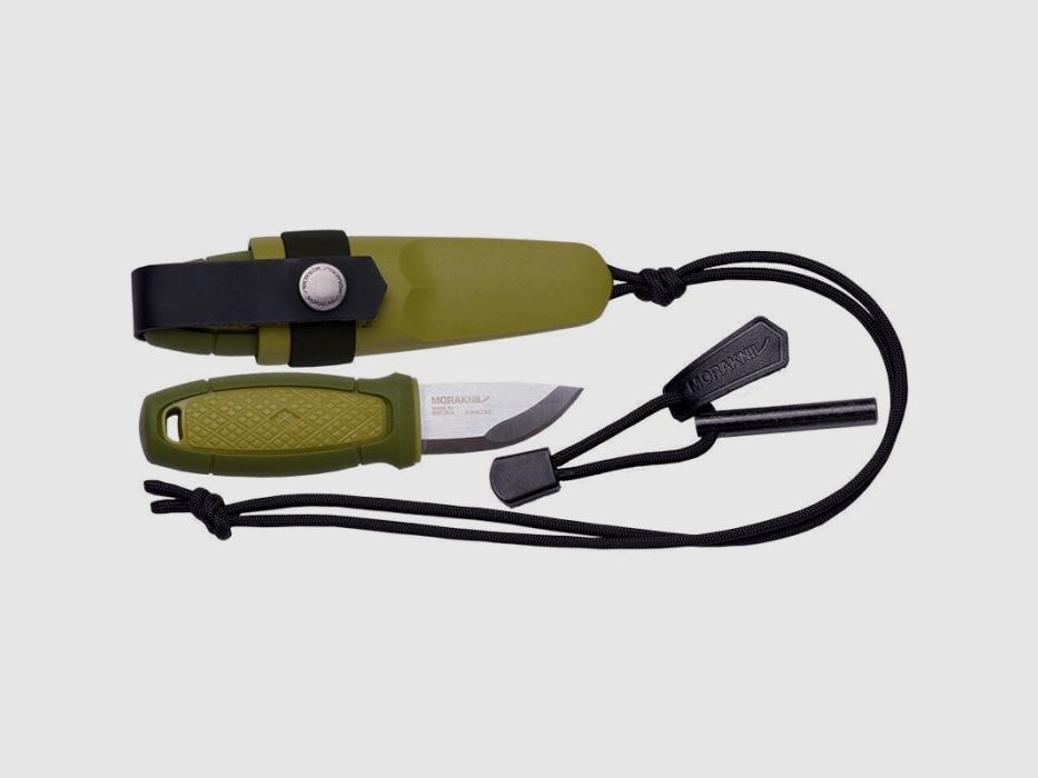 Morakniv Eldris Messer Set + Halsband und Feuerzeug Schwarz, Bild 5 von 6
