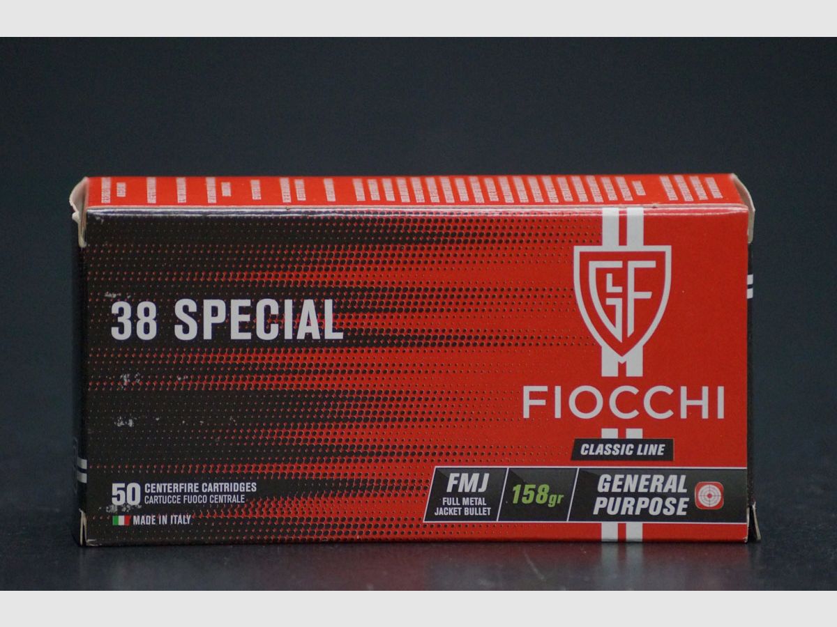 Fiocchi .38 Spl FMJ 158 grs., Bild 1 von 2