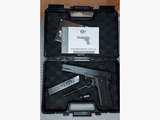 Colt Government 1911 A1 pistola a salve 9mm P.A.K. (PTB 774)