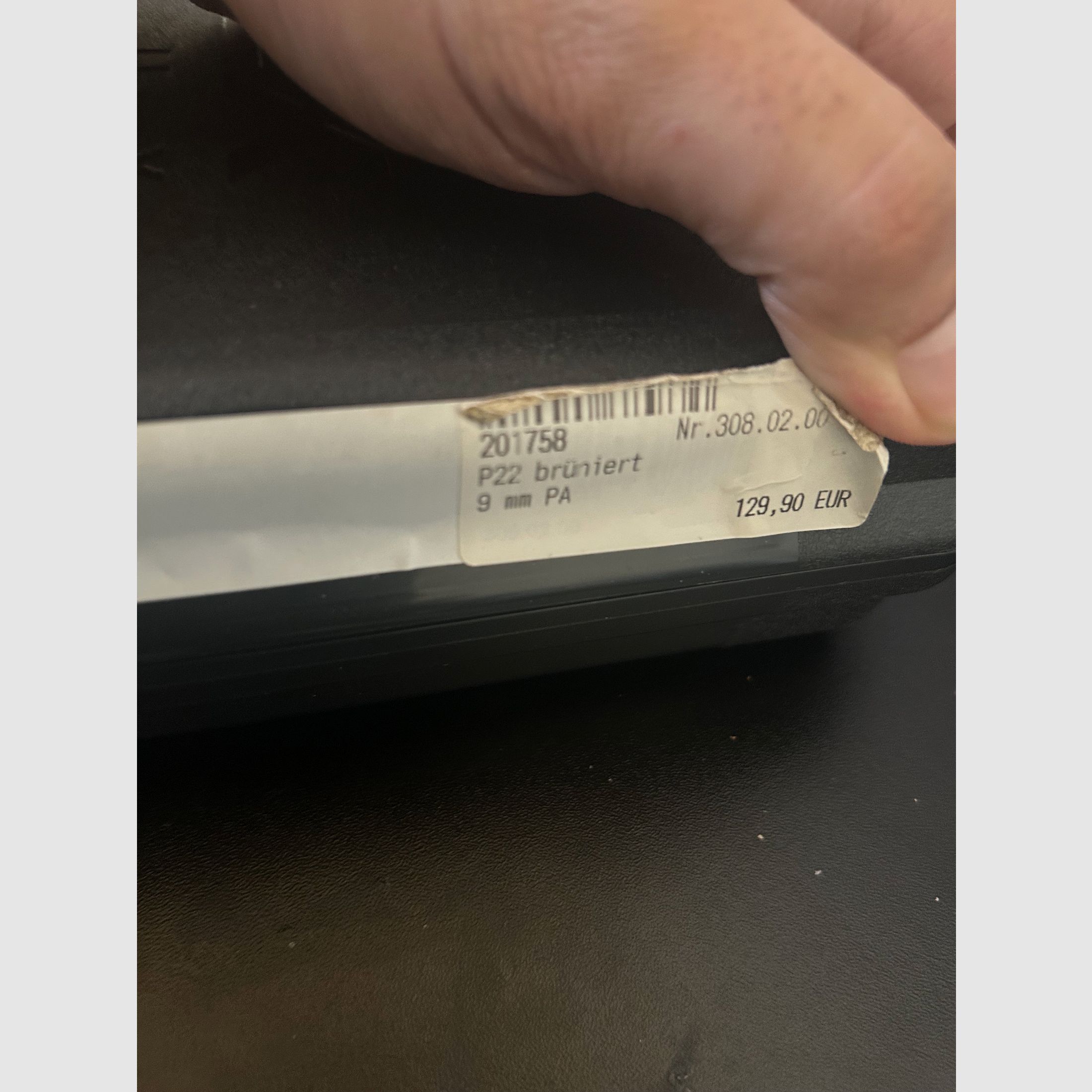 Half-functioning blank-firing Walter P22 BLK