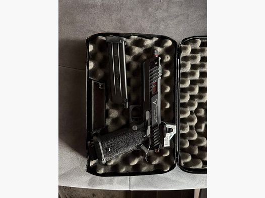 ARMY ARMAMENT TTI PIT VIPER (R601) HICAPA GBB "CNC, BEGADI UPGRADE VERSION" -SCHWARZ