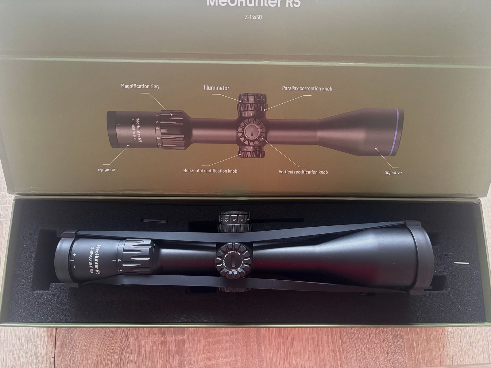 Zielfernrohr ZF Meopta MeoHunter R5 3-15x50 SFP RD