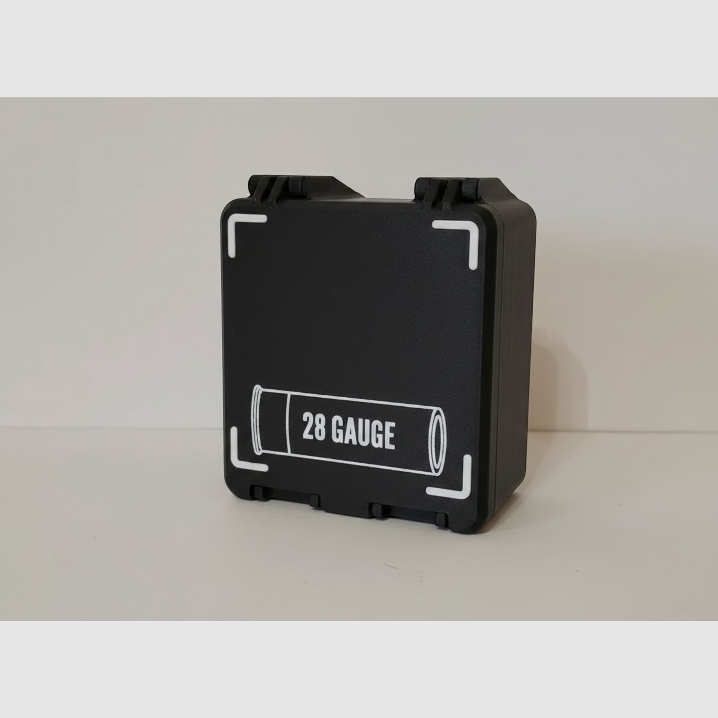 Filamelt Munitionsbox / 28 Gauge / 'Klapp- / Rastdeckel' / Patronenbox, Ammo Box