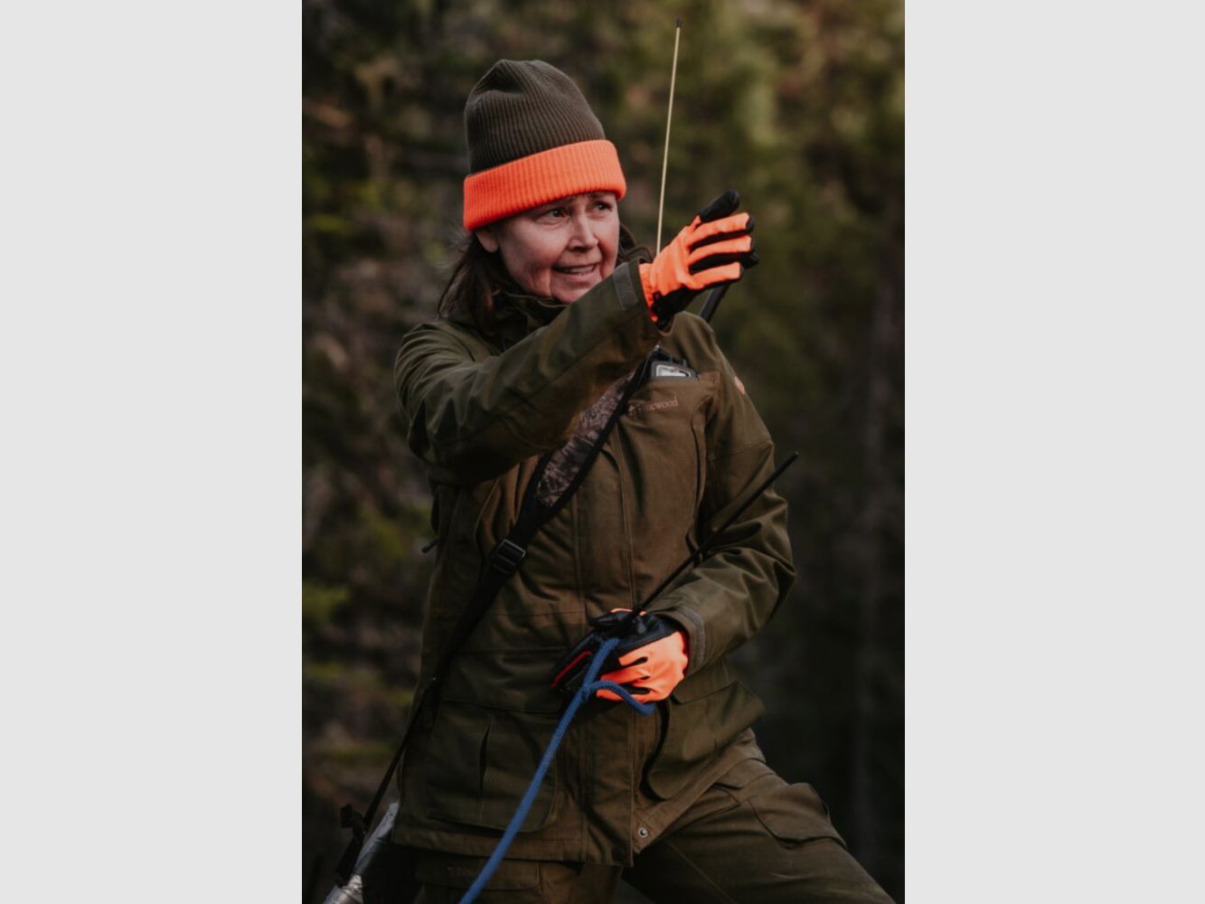 RĘKAWICE PINEWOOD FURUDAL HUNTERS 1147 - Pomarańczowy/Czarny, zdjęcie 33 z 42