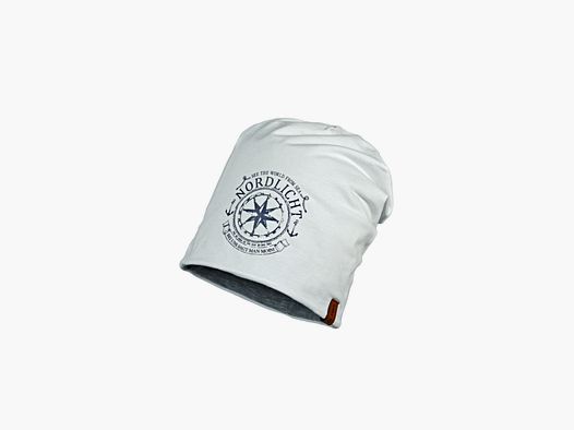 NO NAME Jersey Wende-Beanie "Nordlicht" OFFWHITE