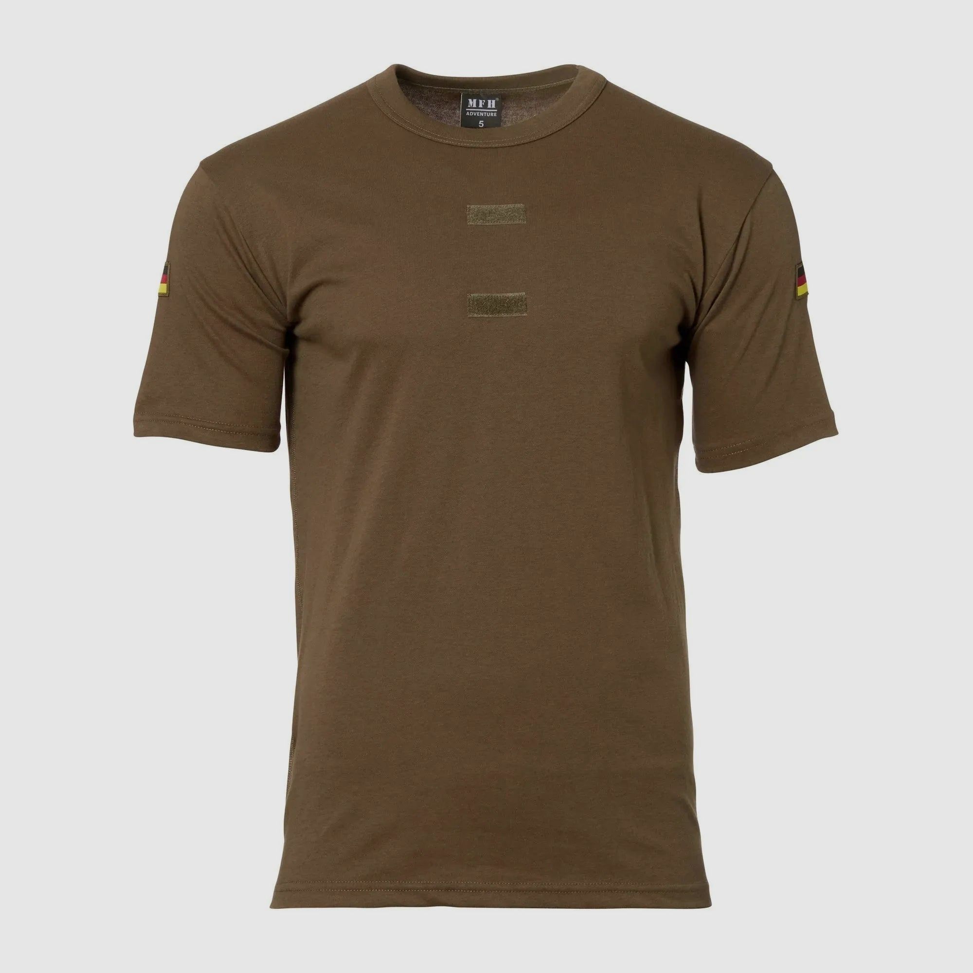 MFH BW Tropenhemd Nationalitätsabzeichen oliv