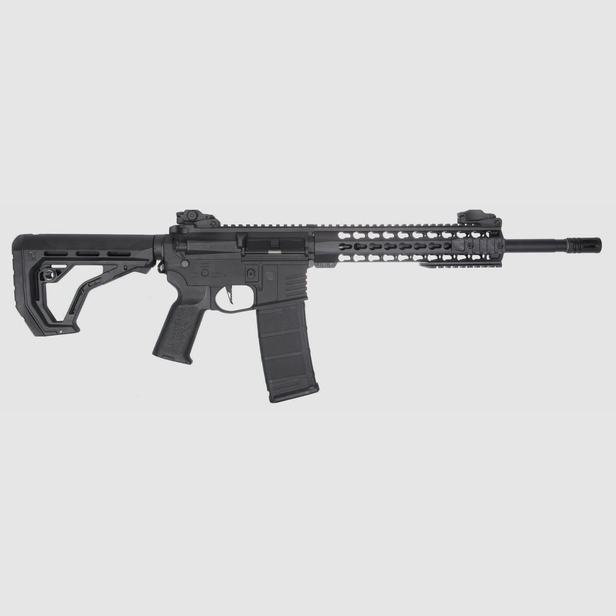 AR15 KeyMod 10 Calowe CHARLIE EAGLE ETU Czarny S-AEG Karabin Airsoft Wolny od 18 Lat | Delta Armory