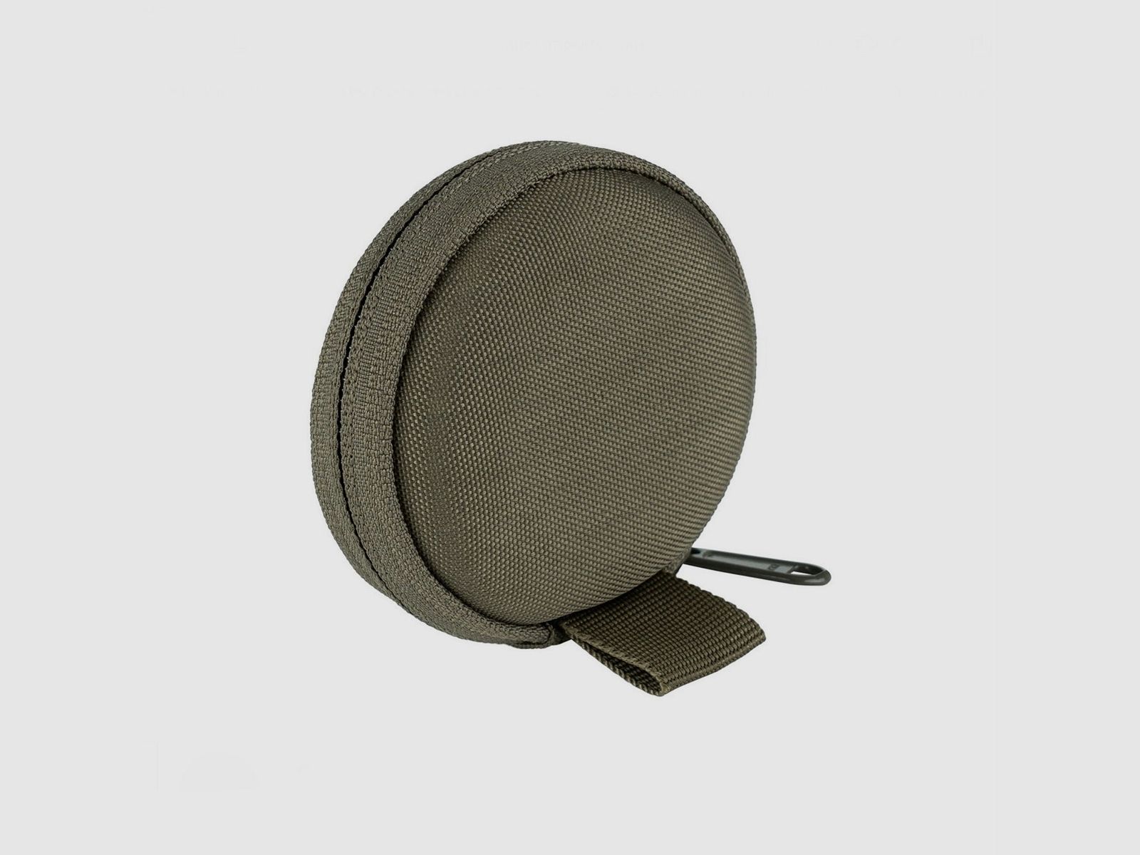 Hartschalenfutteral X5 - rund OLIVGRÜN, Bild 1 von 4