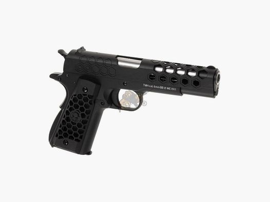 M1911 Hex Cut Full Metal, GBB Nero -F-