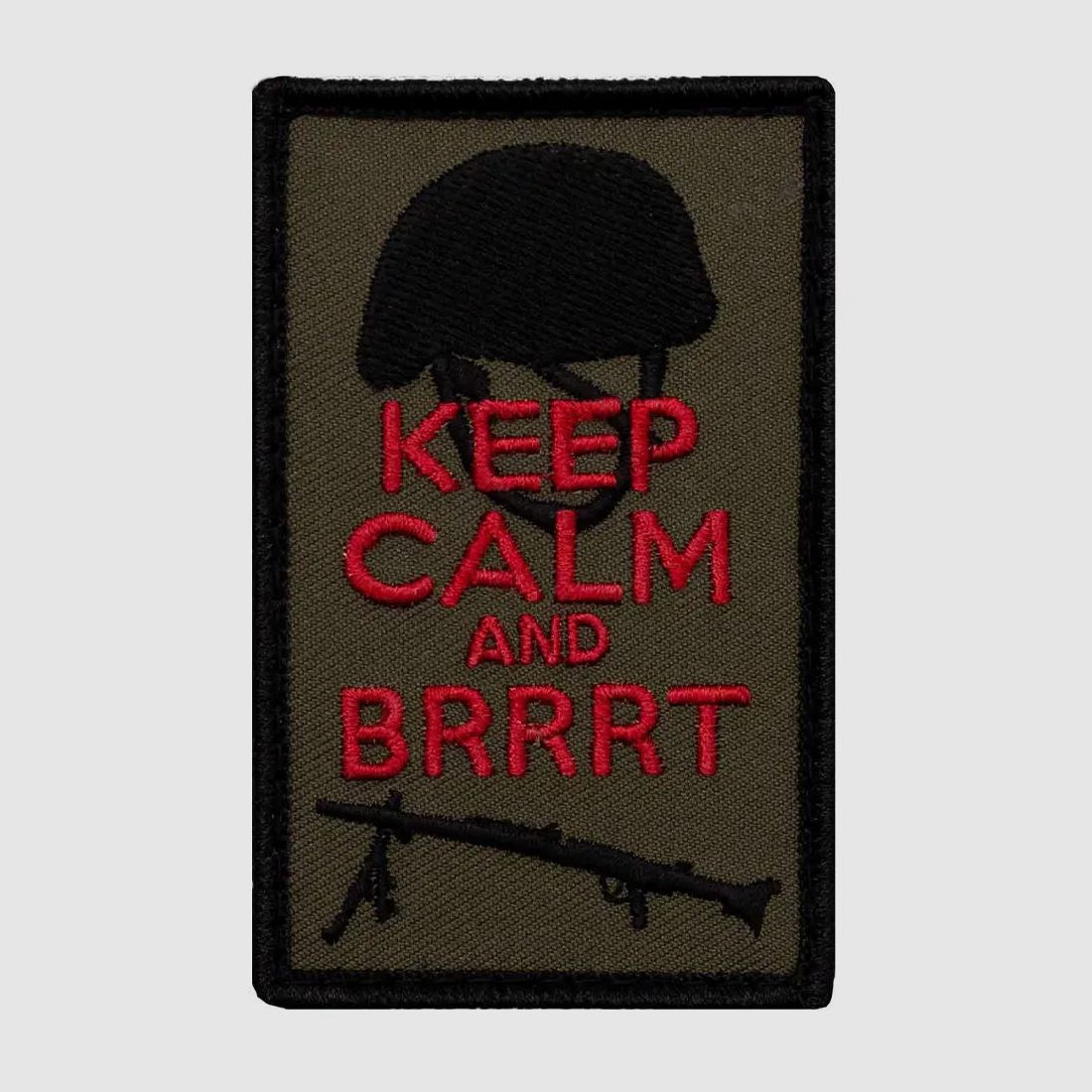 Café Viereck Patch Keep calm and Brrrt