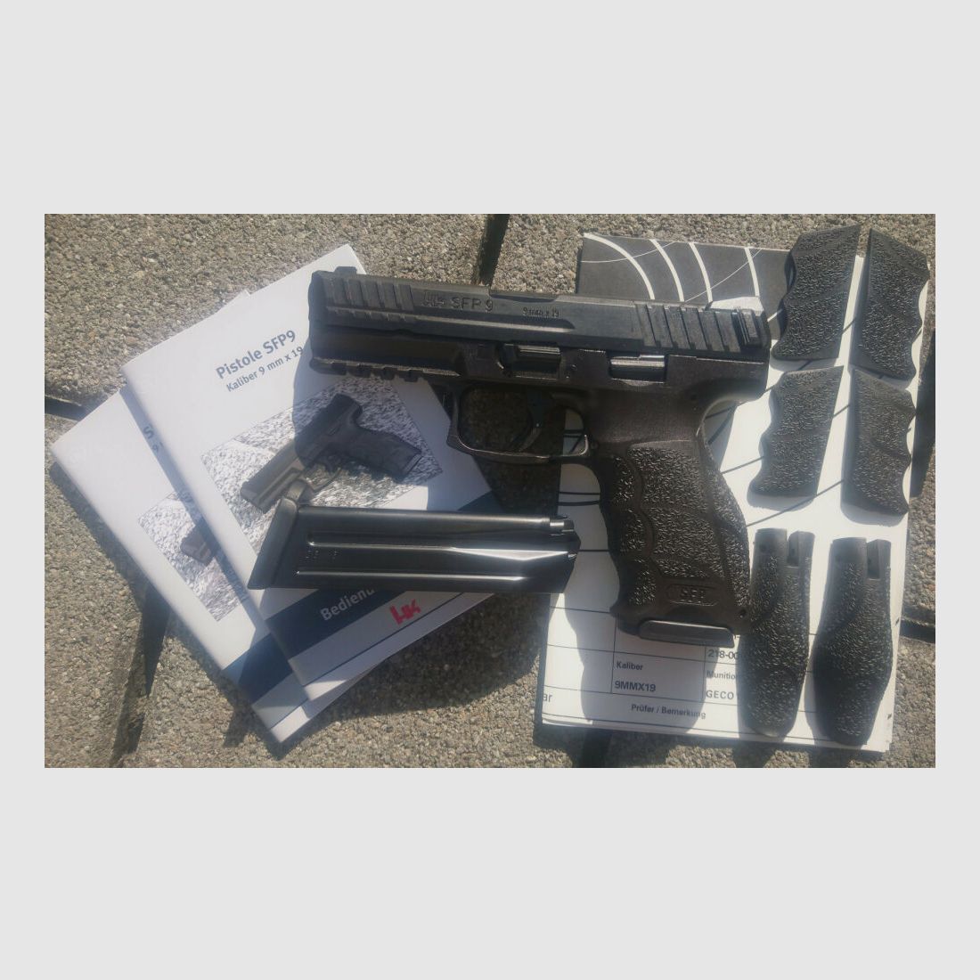 Heckler & Koch Pistole, Heckler & Koch SFP9-SF (Special Forces), 9x19; 9mm Para; 9mm Luger