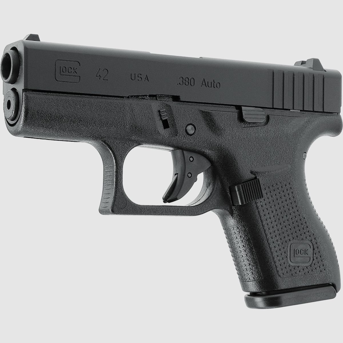 Glock 42 mit Metallschlitten GBB Schwarz - VfC