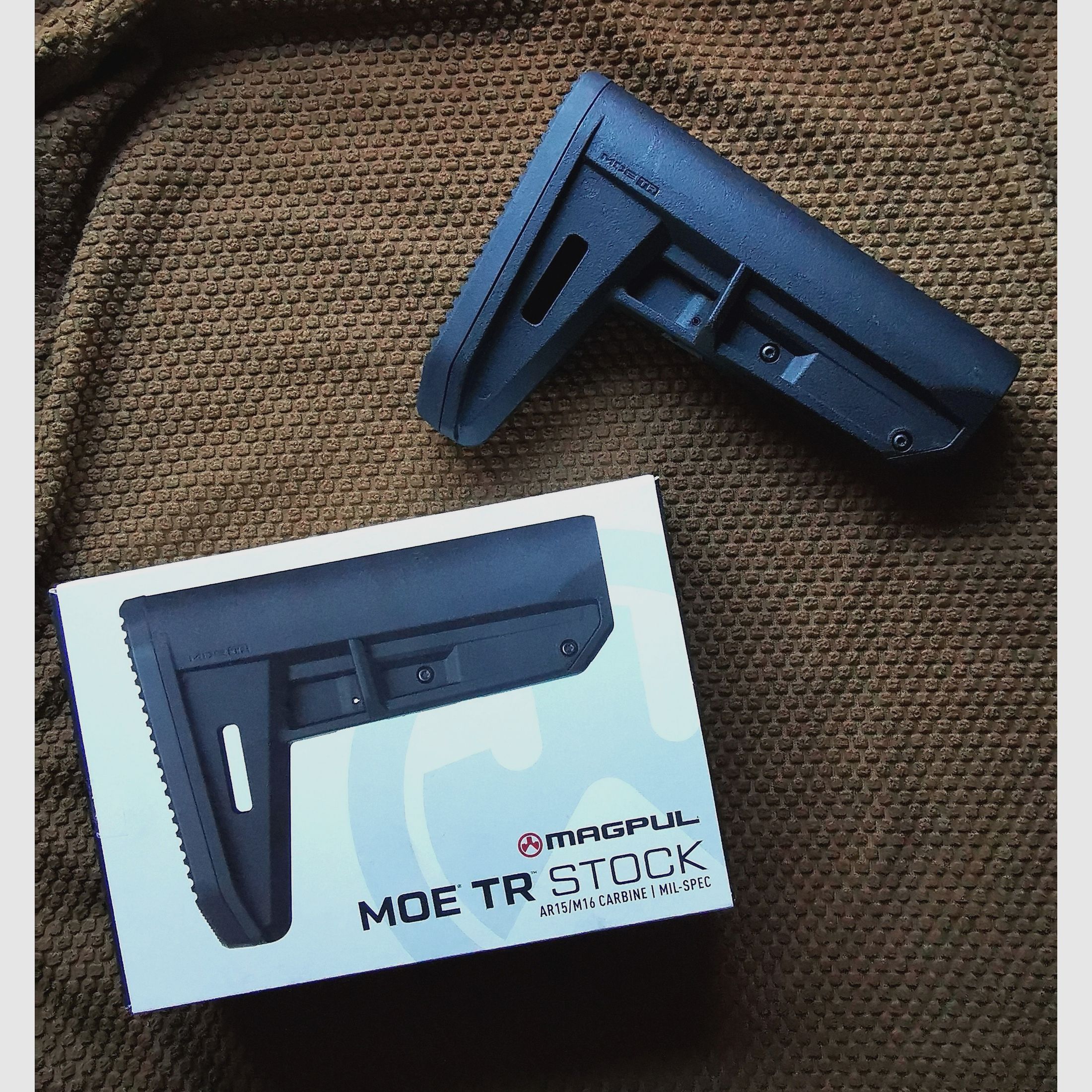 Magpul MOE TR Mil-Spec schoudersteun voor AR-15/M16 – Zwart