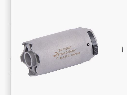 Mietwaffe | Blast Deflector B&T mit Glasbrecher, .223 Rem + .308 Win, für M.A.R.S. QD