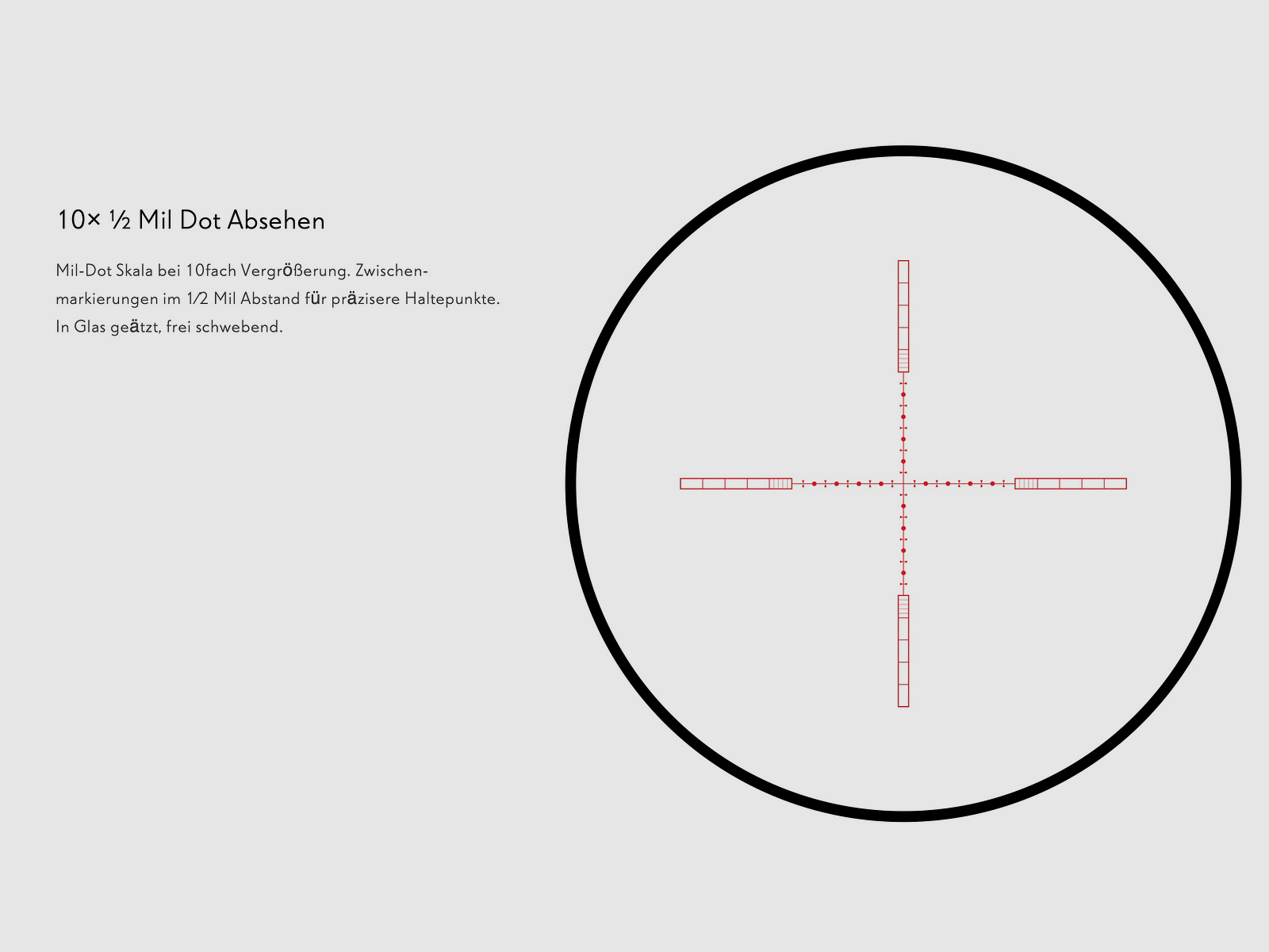 HAWKE 14297 Zielfernrohr Vantage 30WA SF 6-24x50 Half Mil DOT Leuchtabsehen MRAD