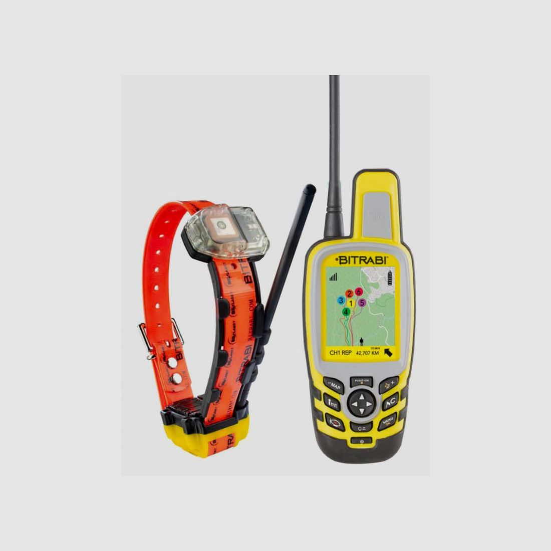 Kit Halsband MITO 5100 und Handgerät BS PLANET 3000 OPENMAP UNICO mit Bluetooth und BEEPER Art. BTB5100BTOPENMAPUNICO BITRABI, Bild 3 von 3
