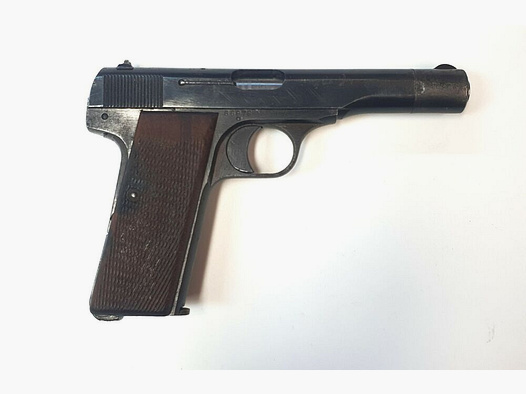 FABRIQUE NATIONALE D'ARMES DE GUERRE HERSTAL BELGIQUE! Objeto de colección! Pistola semiautomática FN - 7.65mm Browning - Arma trofeo