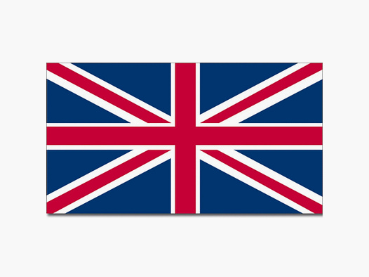 Diverse Flagge Großbritannien